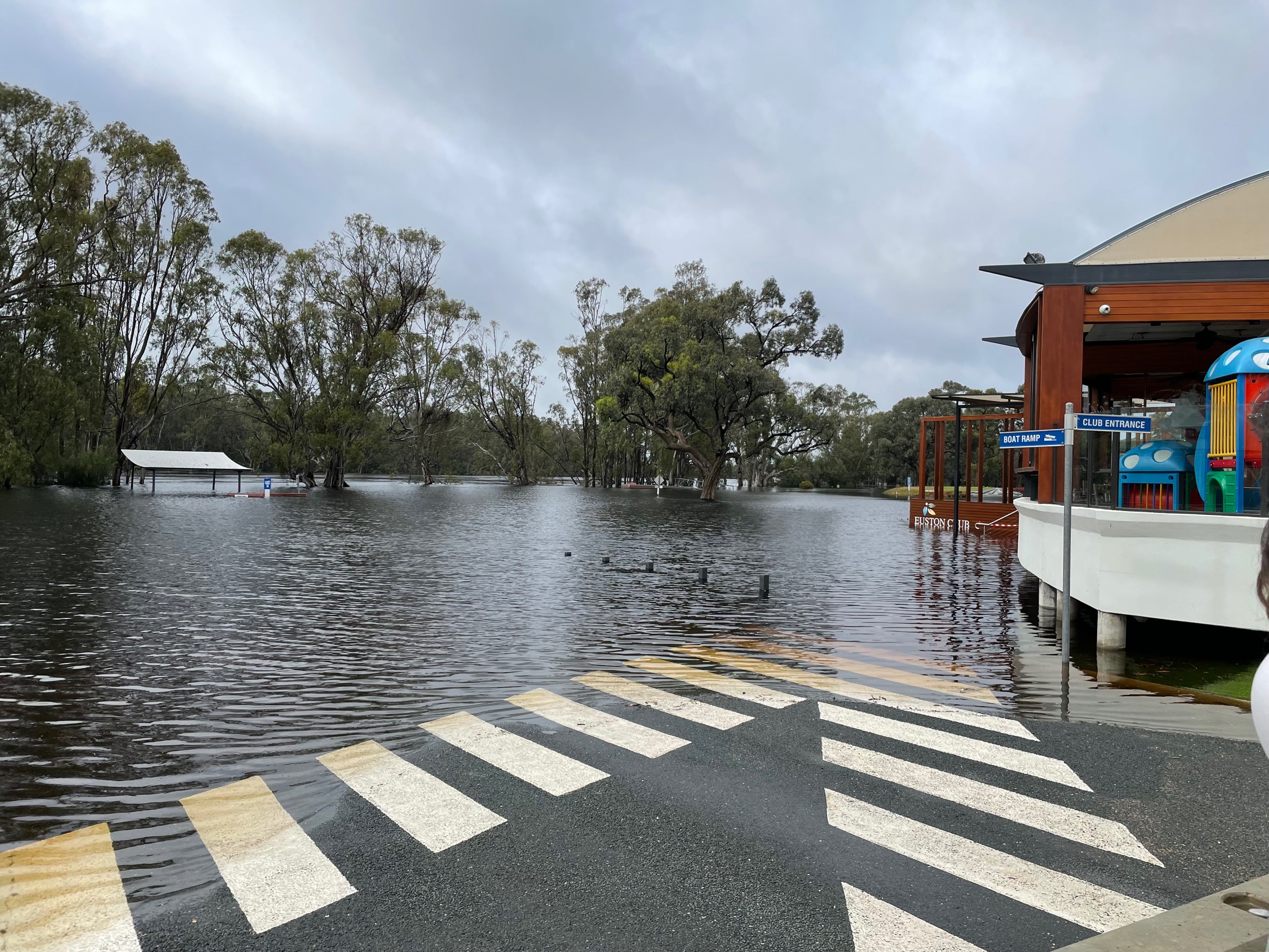 Flood in street