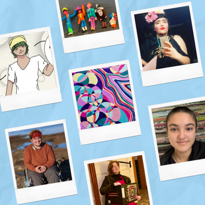 Digital collage of some of the art and content creators